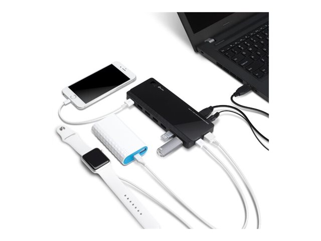 TP-Link UH720 - Hub - 7 x SuperSpeed USB 3.0 - desktop
