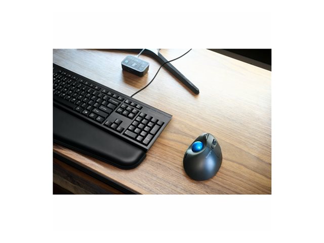Kensington KB100 EQ - Keyboard - full size - USB - AZERTY - French - black