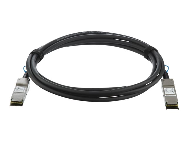 StarTech.com Cisco QSFP-H40G-CU3M Compatible 3m 40G QSFP+ to QSFP+ DAC Twinax, 40GbE QSFP+ Copper DAC 40 Gbps Low Power Passive Transceiver Module DAC, Cisco Firepower C9200, QSFP+ Cable - Lifetime Warranty (QSFPH40GCU3M) - 40GBase direct attach cable - QSFP+ latched to QSFP+ latched - 3 m - twinaxial - SFF-8436 - passive - black