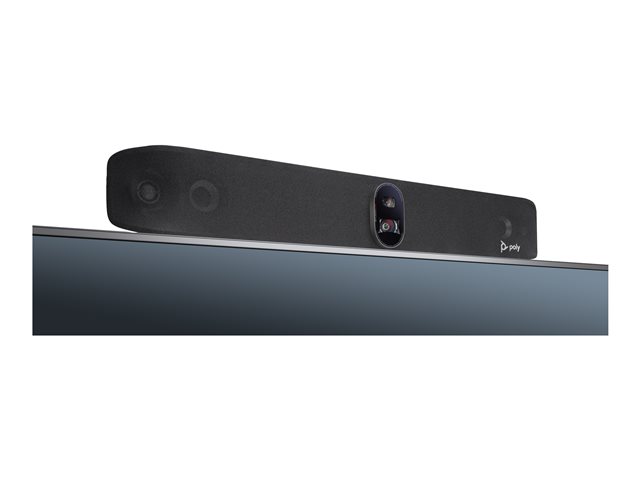 Poly Studio X70 - All-in-One video bar (video bar, Poly TC8 controller) - Zoom Certified, Certified for Microsoft Teams, Google Meet Certified - black