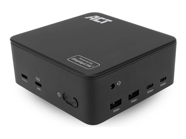 Universal USB-C Docking Station 4K, for 3 monitors, DisplayLink