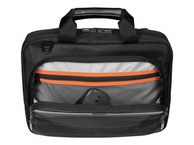 Targus CitySmart Slimline Topload - Notebook carrying case - 12\" - 14\" - black, grey