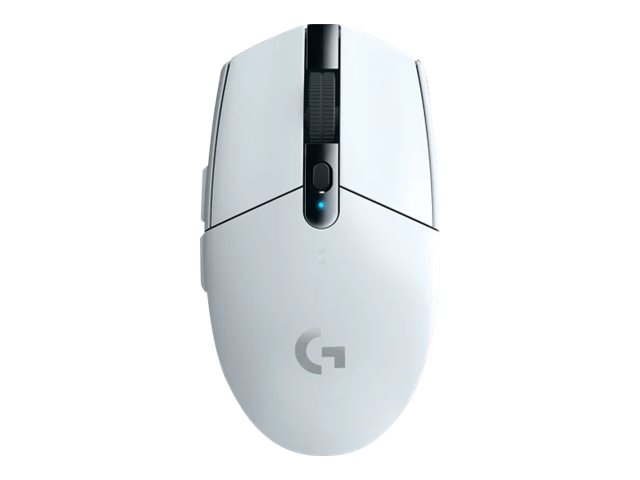 Logitech G G305 - Mouse - optical - 6 buttons - wireless - 2.4 GHz - USB wireless receiver - white