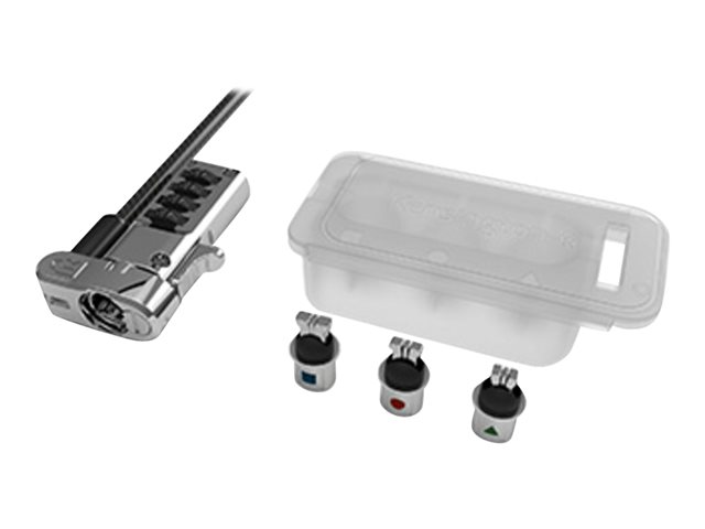 Kensington Universal 3-in-1 Combination Laptop Lock - Resettable - Security cable lock - 1.8 m