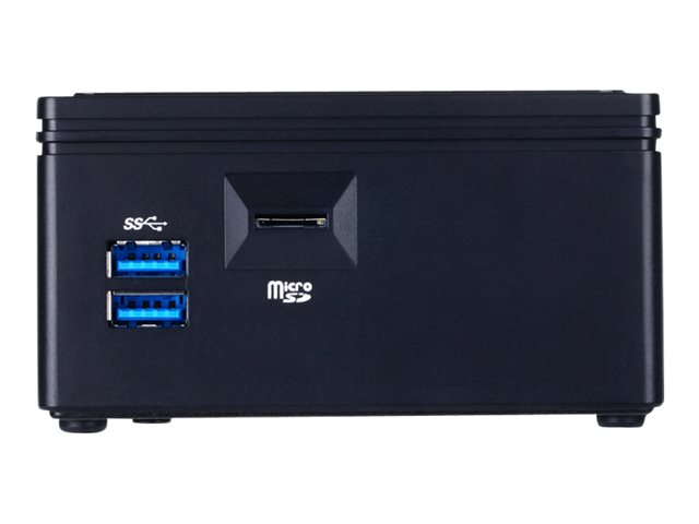 Gigabyte BRIX GB-BACE-3160 (rev. 1.0) - Barebone - Ultra Compact PC Kit 1 x Celeron J3160 / up to 2.24 GHz - RAM 0 GB - HD Graphics 400 - Gigabit Ethernet
