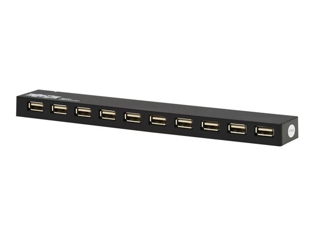 10-Port USB Hub with Power Supply and In