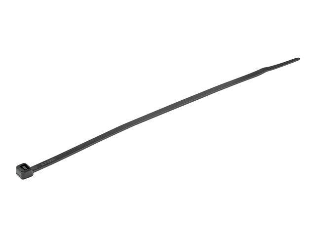 StarTech.com 8\"(20cm) Cable Ties, 2-1/8\"(55mm) Dia, 50lb(22kg) Tensile Strength, Nylon Self Locking Zip Ties, UL Listed, 1000 Pack, Black (CBMZT8BK) - Cable tie - 20.32 cm - black - TAA Compliant (pack of 1000)
