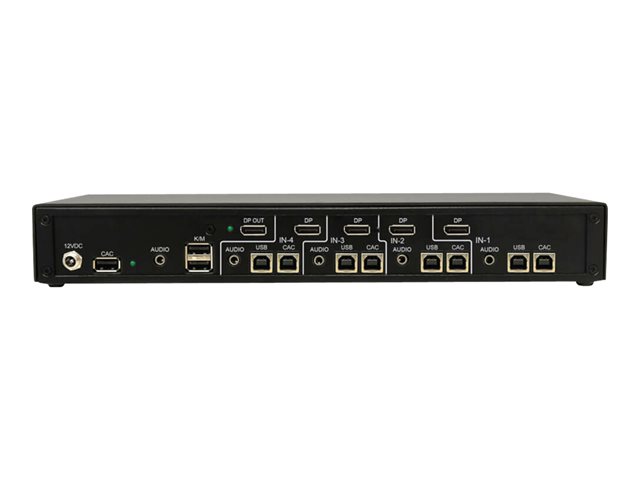 4-Port SH Secure Pro DP KVM w/audio and