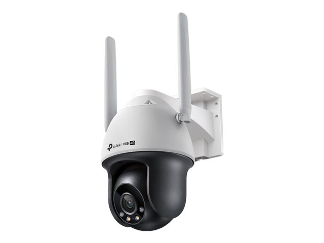 TP-Link VIGI C540-4G V1 - Network surveillance camera - pan / tilt - turret - outdoor - weatherproof - colour (Day&Night) - 4 MP - 2560 x 1440 - M12 mount - fixed focal - audio - wireless - 4G, LAN 10/100, LTE, WCDMA - H.264, H.265, H.265+, H.264+ - DC 12 V