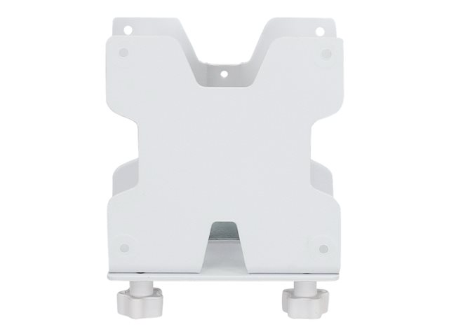 Ergotron - Mini PC mount - under-desk mountable, pole mountable, wall track mountable, VESA bracket mountable - white - for Ergotron NX, LX Dual Side-by-Side Arm