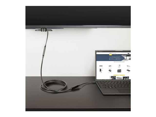 StarTech.com 3m (10ft) Active USB-C Cable, USB 3.2 Gen 2 10Gbps, Long USB Type-C Data Transfer Cable, 60W Power Delivery, 8K 60Hz, DP 1.4 Alt Mode w/HBR3/HDR10/MST/DSC 1.2/HDCP 2.2 - USB C to C cable (UCC-3M-10G-USB-CABLE) - USB cable - 24 pin USB-C (M) to 24 pin USB-C (M) - USB 3.0 / USB 3.1 / USB 3.2 Gen 2 - 3 m - active, 8K60Hz support, USB Power Delivery (60W) - black