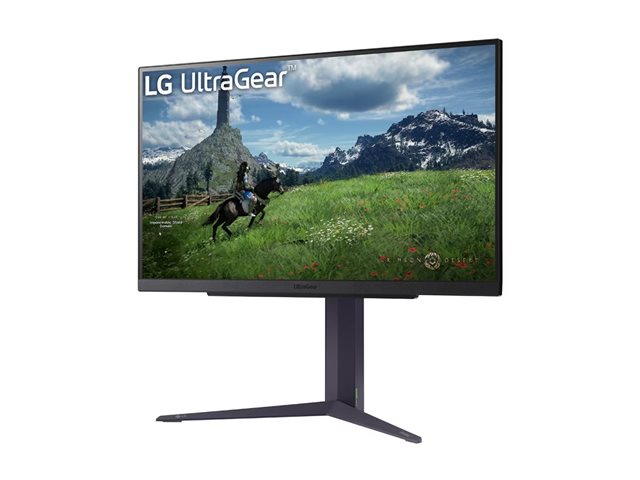 LG UltraGear 27GS85Q-B - LED monitor - gaming - 27\" - 2560 x 1440 QHD @ 180 Hz - Nano IPS - 400 cd/m² - DisplayHDR 400 - 1 ms - 2xHDMI, DisplayPort