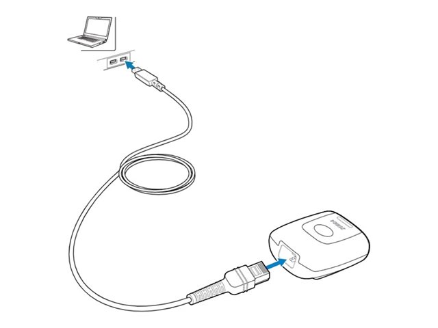 DS55: USB Cable: 2 ft. w/ Right Angle Co