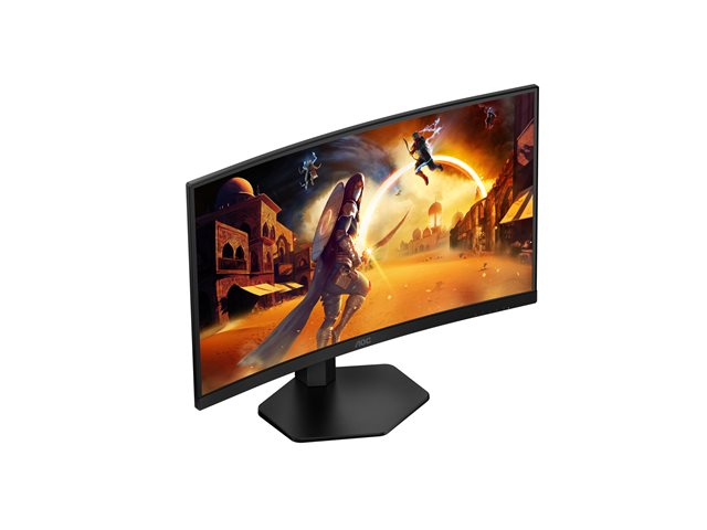 AOC Gaming C27G4ZXU - LED monitor - gaming - curved - 27\" - 1920 x 1080 Full HD (1080p) @ 280 Hz - Fast VA - 300 cd/m² - 4000:1 - HDR10 - 0.3 ms - speakers - black