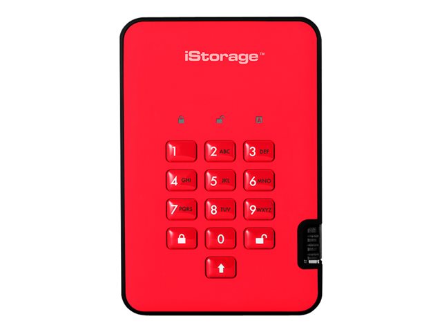 diskAshur2 256bit 500GB Red