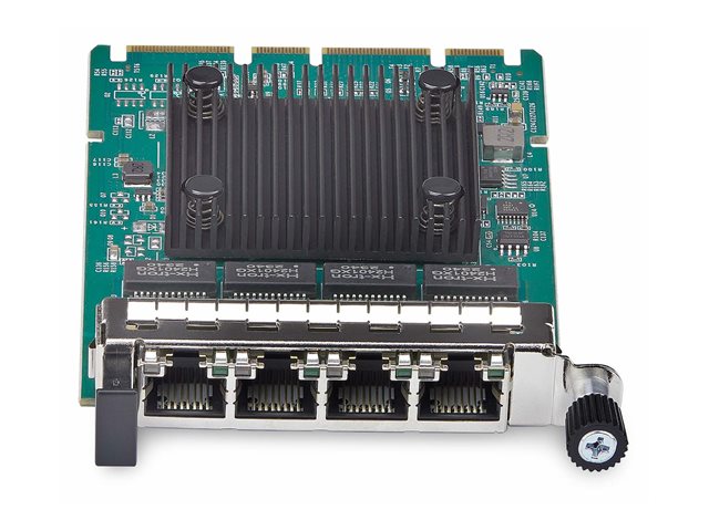 StarTech.com 4-Port RJ45 Gigabit OCP 3.0 Server Network Card, Intel I350 - Network adapter - OCP 3.0 - Gigabit Ethernet x 4 - silver, green - for P/N: 45PATCH10BK, 45PATCH6BK, N6PATCH10BK, N6PATCH5BK, N6PATCH5BL