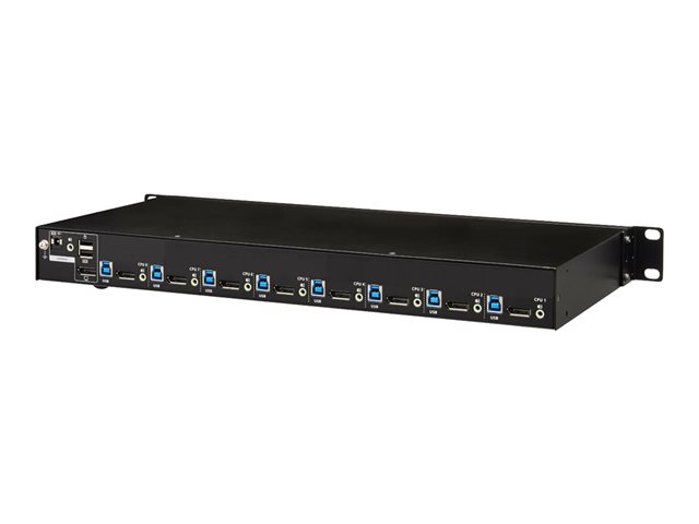 Eaton Tripp Lite series DisplayPort/USB KVM Switch 8-Port with Audio/Video and USB Peripheral Sharing, 4K 60 Hz, 1U Rack-Mount - KVM / audio / USB switch - 8 x KVM / audio / USB - 1 local user - rack-mountable