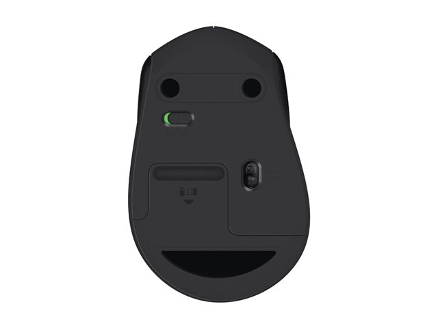 Logitech M330 SILENT PLUS - Mouse - 3 buttons - wireless - 2.4 GHz - USB wireless receiver - blue