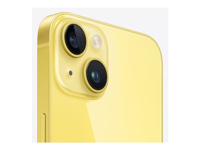 Apple iPhone 14 - 5G smartphone - dual-SIM / Internal Memory 512 GB - OLED display - 6.1" - 2532 x 1170 pixels - 2x rear cameras 12 MP, 12 MP - front camera 12 MP - yellow