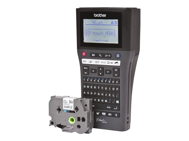 Brother P-Touch PT-H500 - Labelmaker - B/W - thermal transfer - Roll (2.4 cm) - 180 dpi - up to 20 mm/sec - USB 2.0 - cutter - 7 line printing