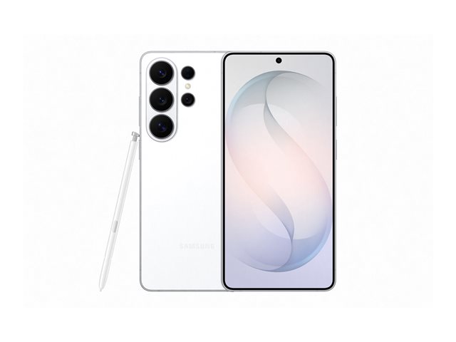 Samsung Galaxy S26 Ultra - 5G smartphone - dual-SIM - RAM 12 GB / Internal Memory 256 GB - OLED display - 6.9\" - 3120 x 1440 pixels (120 Hz) - 4x rear cameras 200 MP, 50 MP, 50 MP, 10 MP - front camera 12 MP - white