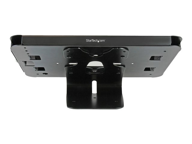 StarTech.com Secure Tablet Enclosure Stand- Lockable Anti Theft Steel Desk or Wall Mount for 9.7\" iPad / Tablet - VESA Compatible (SECTBLTPOS) - Stand (mount bracket, pads, front plate, rear plate) - for tablet - lockable - steel - black - screen size: 9.7\" - mounting interface: 100 x 100 mm - wall-mountable, desktop - for P/N: DK30CHPH