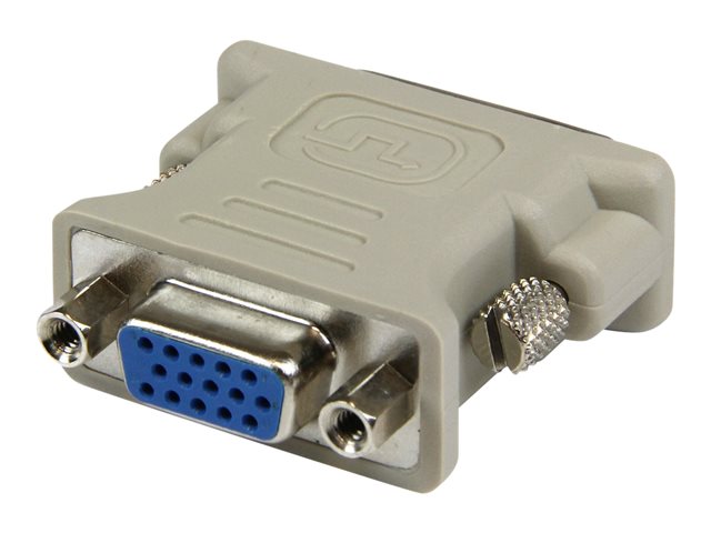 StarTech.com DVI to VGA Cable Adapter - DVI (M) to VGA (F) - 1 Pack - Male DVI to Female VGA (DVIVGAMF) - VGA adapter - DVI-I (M) to HD-15 (VGA) (F) - beige - for P/N: MXT101MMHD15, MXT101MMHD6