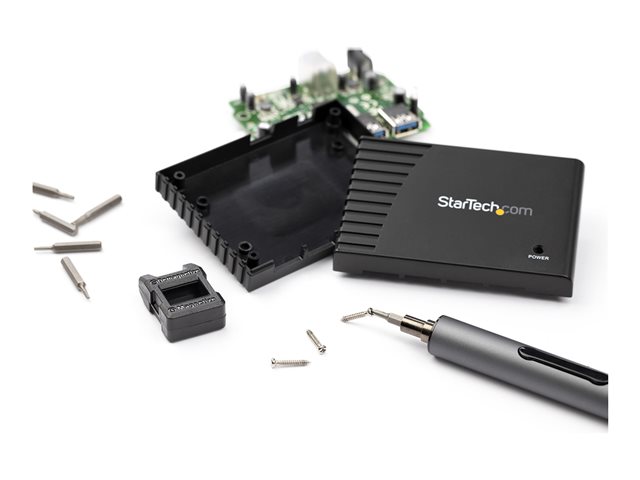 StarTech.com 55-Bit Electric Precision Screwdriver Set - Portable Cordless Battery Powered Bit Driver Kit for Electronics, Laptop, Computers, Tablet & Phone Repairs - Magnetic Work Pad - Electric precision screwdriver - cordless 4 mm - 0.35 N·m - 2 batteries