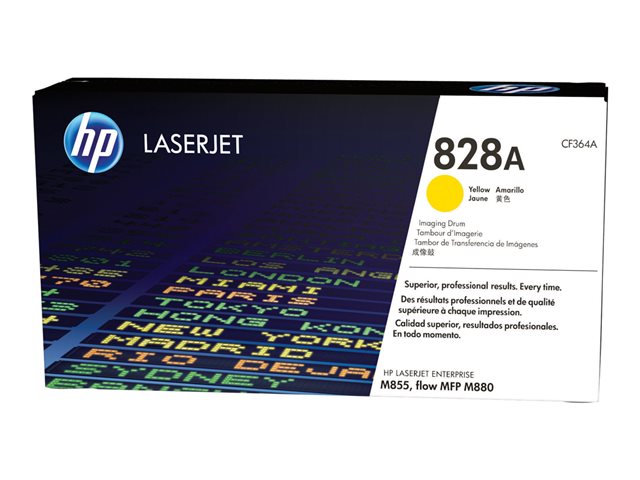 HP 828A - Yellow - original - drum kit - for Color LaserJet Managed Flow MFP M880, LaserJet Enterprise Flow MFP M880