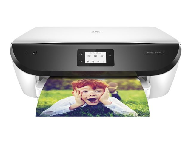 HP ENVY Photo 6232 All-in-One - Multifunction printer - colour - ink-jet - 216 x 297 mm (original) - A4/Legal (media) - up to 21 ppm (copying) - up to 22 ppm (printing) - 125 sheets - USB 2.0, Wi-Fi(n), Bluetooth - HP Instant Ink eligible