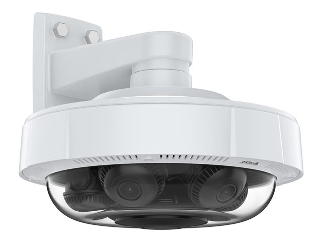 AXIS P37 Series P3738-PLE - Network panoramic camera - dome - outdoor - vandal / weatherproof - colour (Day&Night) - 4x2MP - 3840 x 2160 - fixed iris - vari-focal - audio - GbE - H.264, H.265, MJPEG, AVC, HEVC, MPEG-4 Part 10, MPEG-H Part 2 - PoE Plus Class 4 - TAA Compliant
