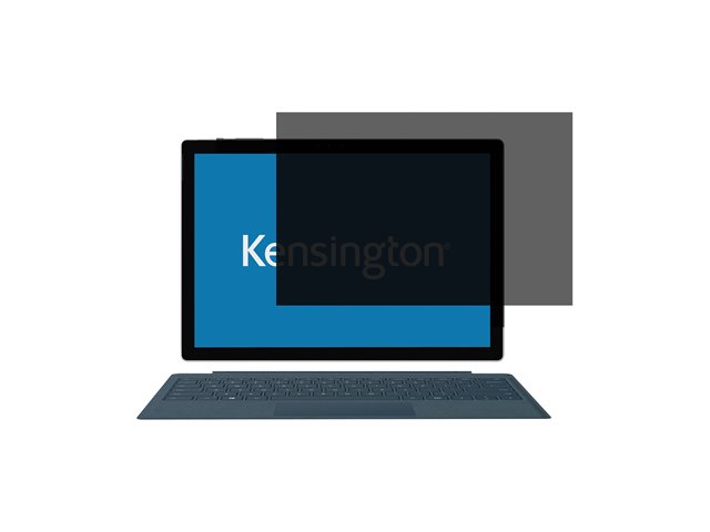 Kensington - Display privacy filter - 2-way - removable - adhesive, hinge tabs - 28\"