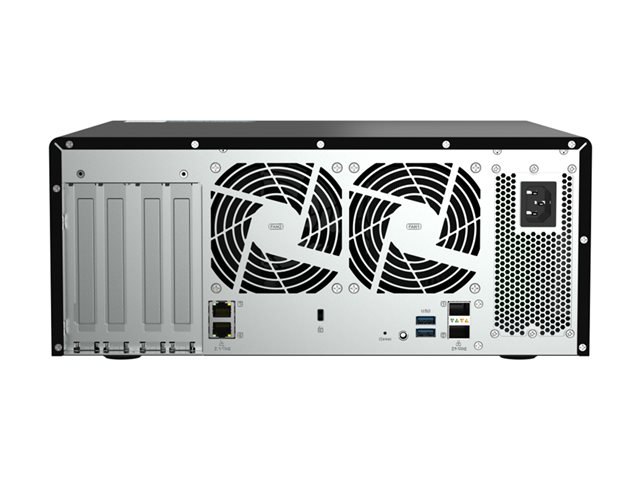 QNAP TS-h1290FX - NAS server - 12 bays - SATA 6Gb/s / PCIe (NVMe) / U.2 - RAM 128 GB - 25 Gigabit Ethernet / 2.5 Gigabit Ethernet - iSCSI support