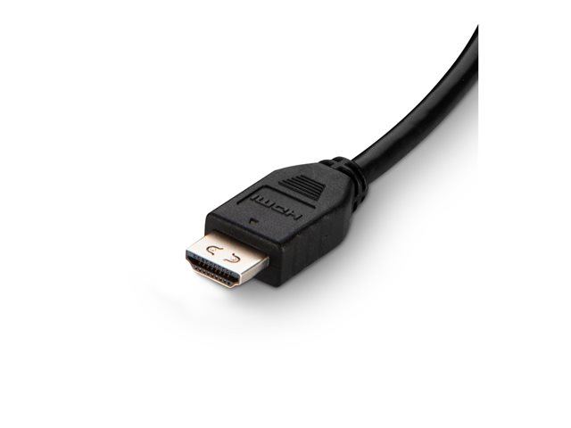 Belkin Secure KVM Video Cable - Adapter cable - TAA Compliant - HDMI male to DVI-D male - 3.05 m - black - passive, 4K support