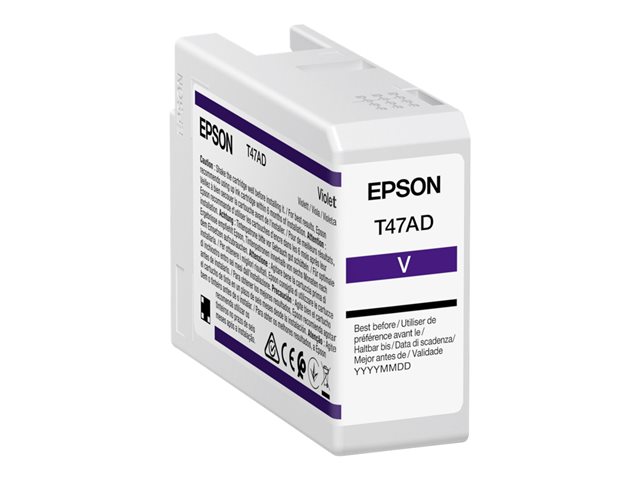 Epson T47AD - 50 ml - violet - original - ink cartridge - for SureColor SC-P900, SC-P900 Mirage Bundling