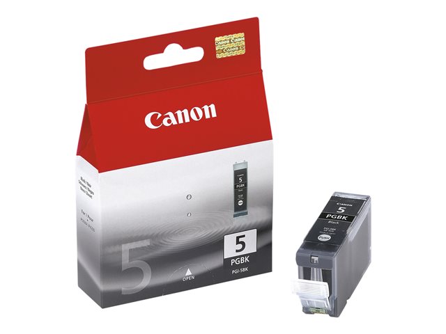 Canon PGI-5BK - 26 ml - pigmented black - original - ink tank - for PIXMA iP3500, iP4500, iP5300, MP510, MP520, MP600, MP610, MP810, MP960, MP970, MX700