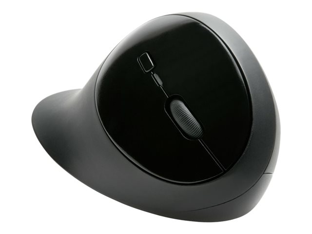 Kensington Pro Fit Ergo Wireless Mouse - Mouse - ergonomic - 5 buttons - wireless - 2.4 GHz, Bluetooth 4.0 LE - USB wireless receiver - black - retail