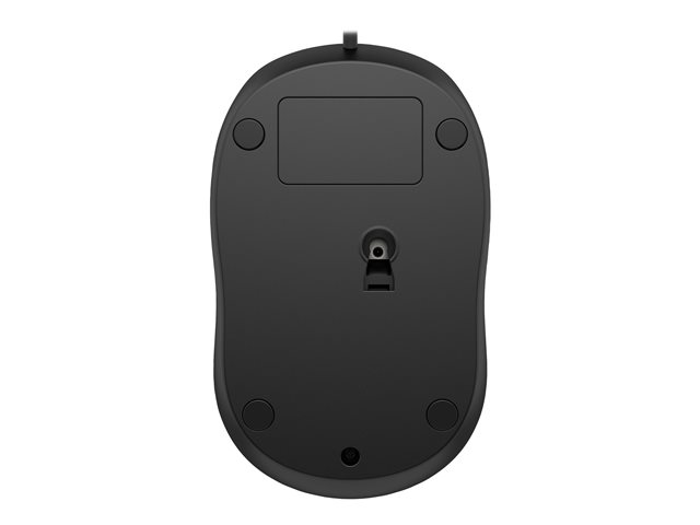 HP 1000 - Mouse - right and left-handed - wired - USB - black - for Pavilion 24, 27, 32, 590, 595, TP01