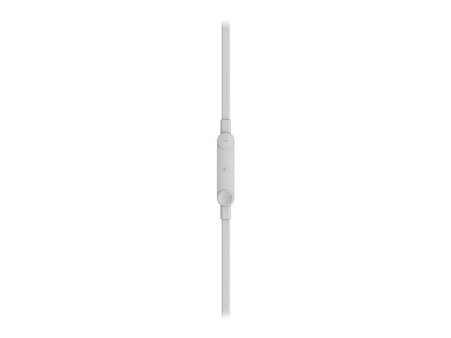 Belkin ROCKSTAR - Earphones with mic - in-ear - wired - USB-C - noise isolating - white