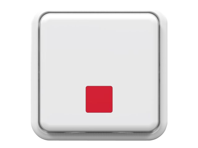 Axis T8343 - Push button - wireless - Z-Wave Plus - 908.42 MHz - white