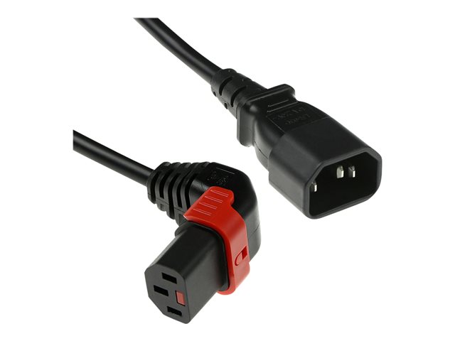PWR CORD C14 - C13 LOCK U 1M. 1 stk