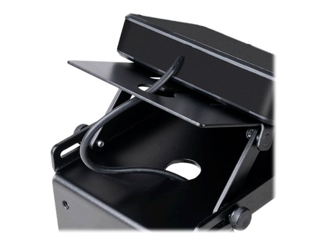 B-TECH - Mounting kit (shelf) - for video conference camera - black - on top of flat-panel