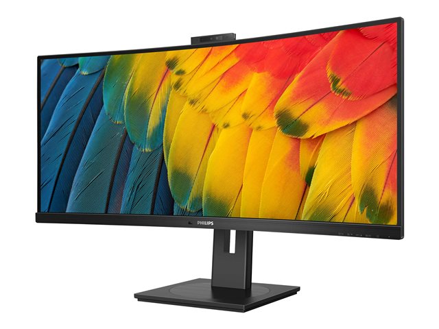 Philips 34B1U5600CH - 5000 Series - LED monitor - curved - 34\" - 3440 x 1440 WQHD @ 120 Hz - VA - 350 cd/m² - 3000:1 - 4 ms - HDMI, DisplayPort, USB-C - speakers - textured black