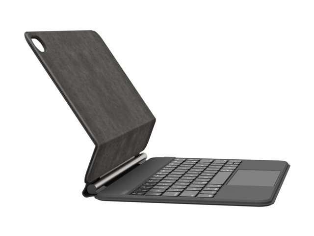 Belkin Connect Pro - Keyboard and folio case (protective case) - with magnetic stand - with trackpad - backlit - wireless - Bluetooth - black - for Apple 10.9-inch iPad (10th generation), 10.9-inch iPad Air (4th generation, 5th generation), 11-inch iPad Air (M2), 11-inch iPad Pro (3rd generation, 4th generation, M4)