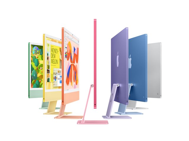 Apple iMac with 4.5K Retina display - All-in-one M4 up to - RAM 16 GB - SSD 256 GB - Apple M4 10-core - Gigabit Ethernet, IEEE 802.11ax (Wi-Fi 6E), Bluetooth 5.3 - macOS Sequoia 15.0 - monitor: LED 24\" 4480 x 2520 (4.5K) - keyboard: French - silver