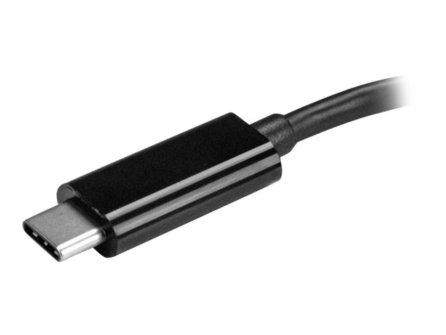 StarTech.com 4-Port USB-C Hub - Portable USB-C to 4x USB-A Hub - Bus-Powered USB 3.1 Gen 1 Type-C Hub - USB 3.0 Port Expander (HB30C4AB) - Hub - 4 x SuperSpeed USB 3.0 - desktop