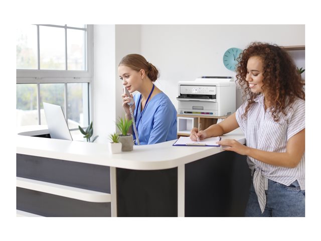 Epson WorkForce Pro WF-C5390DW - Printer - colour - Duplex - ink-jet - A4/Legal - 4800 x 1200 dpi - up to 25 ppm (mono) / up to 25 ppm (colour) - capacity: 330 sheets - USB, Wi-Fi, Gigabit LAN