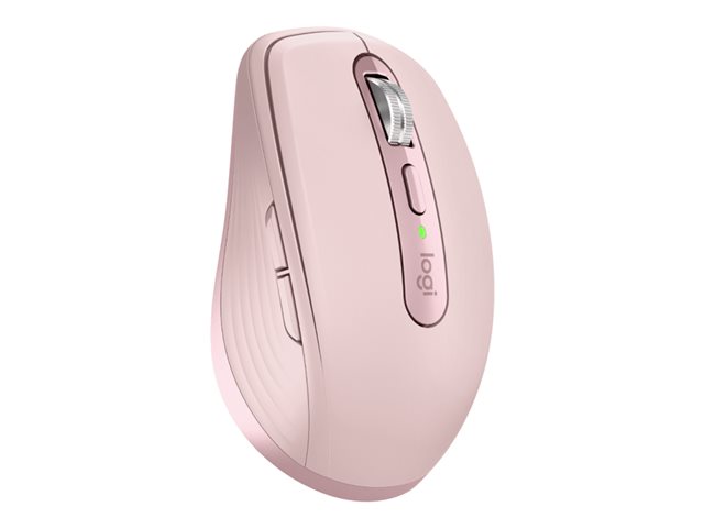 Logitech MX Anywhere 3S - Mouse - optical - 6 buttons - wireless - Bluetooth - rose