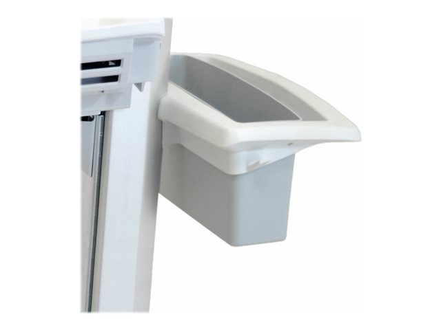Ergotron StyleView - Cart - for LCD display / PC equipment - medical - plastic, aluminium, zinc-plated steel - grey, white, polished aluminium - screen size: up to 24\"