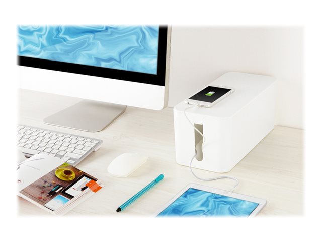 Cable Management Box S small color white